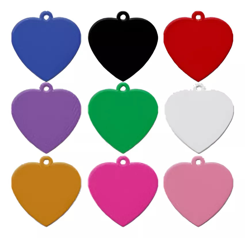 PLACA METÁLICA CORAZON