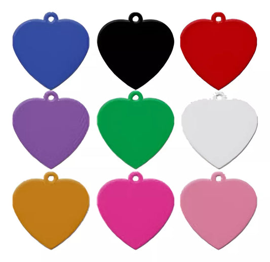 PLACA METÁLICA CORAZON