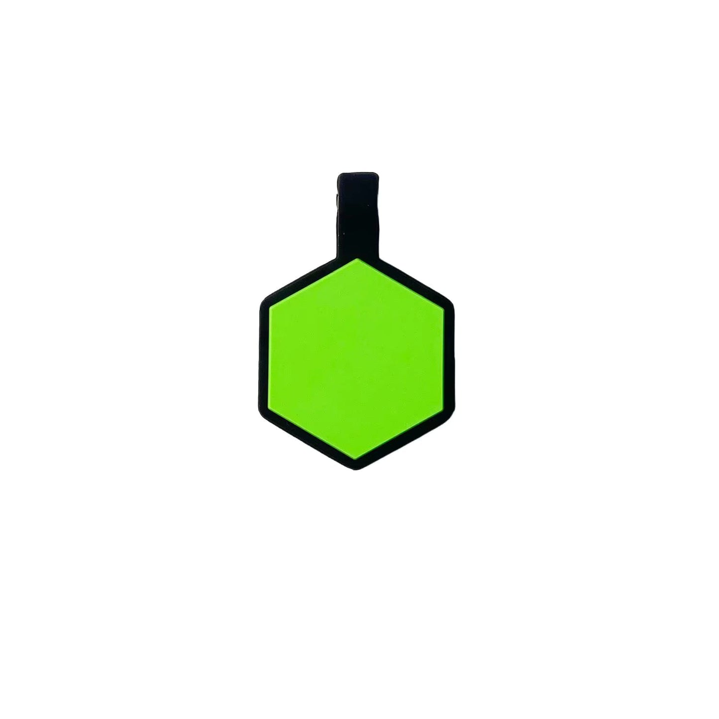 Plaquita de goma Hexagono