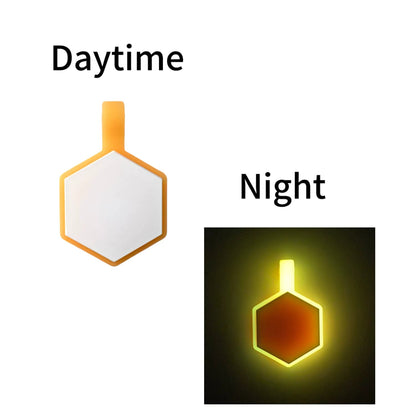 Plaquita de goma Hexagono