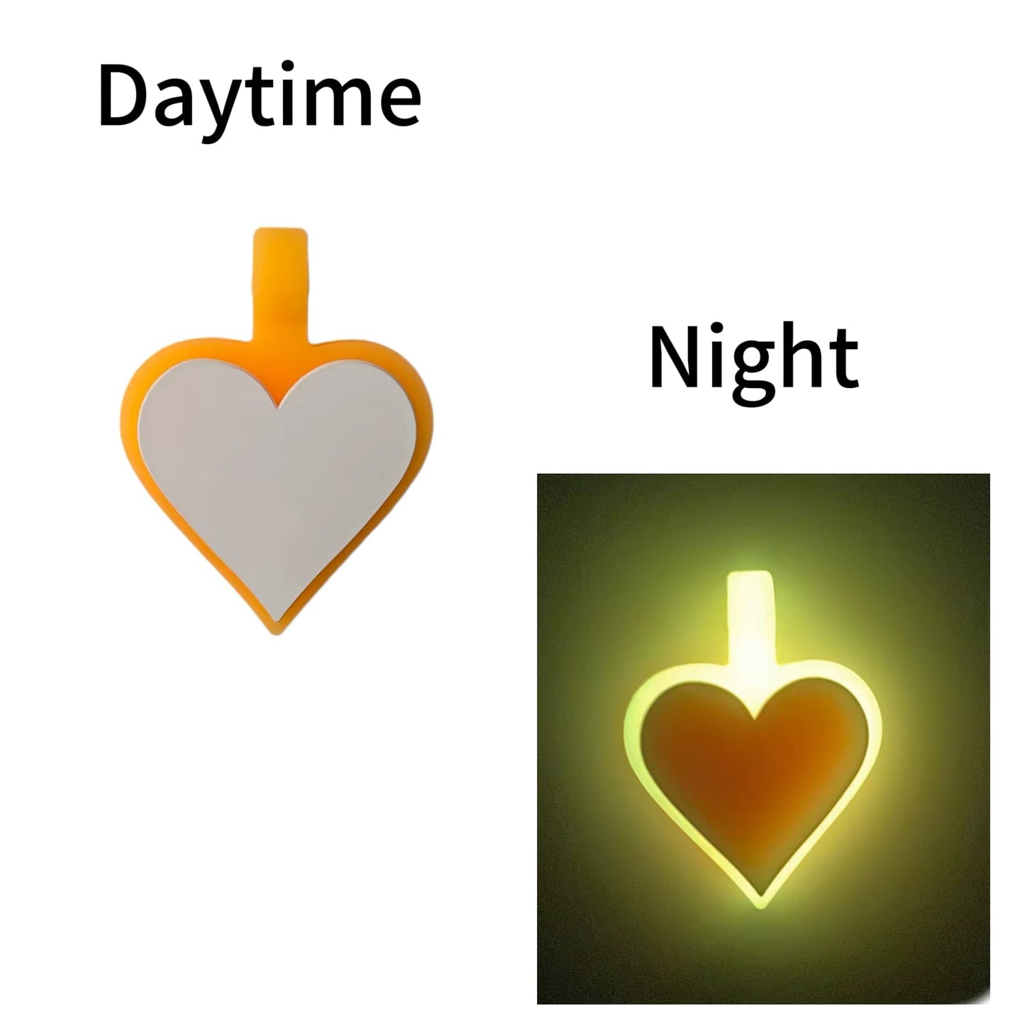 Plaquita de goma Corazón