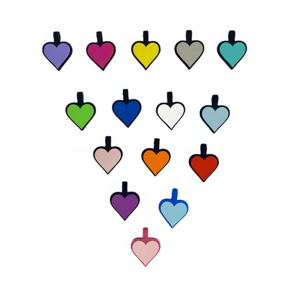 Plaquita de goma Corazón