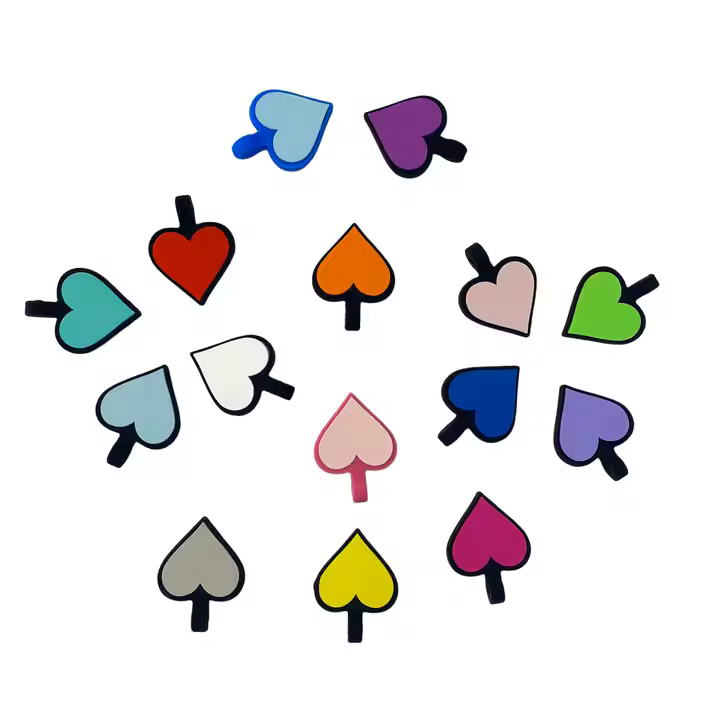 Plaquita de goma Corazón