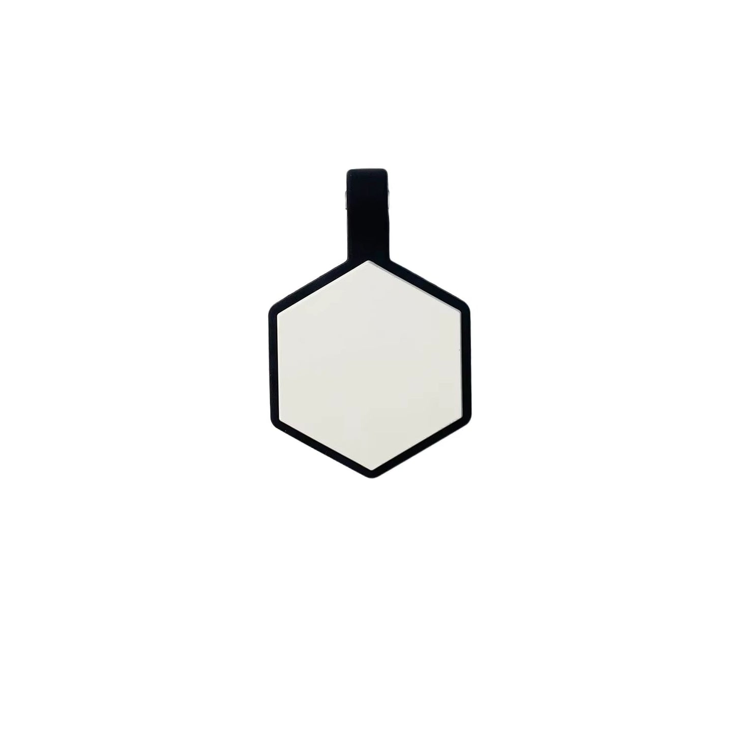 Plaquita de goma Hexagono