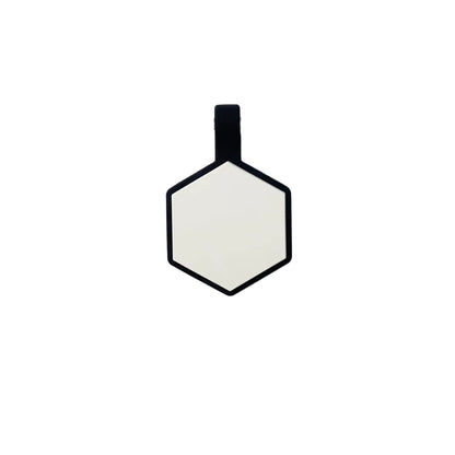 Plaquita de goma Hexagono